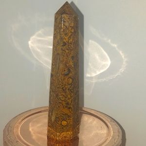 Calligraphy Stone Healing Crystal